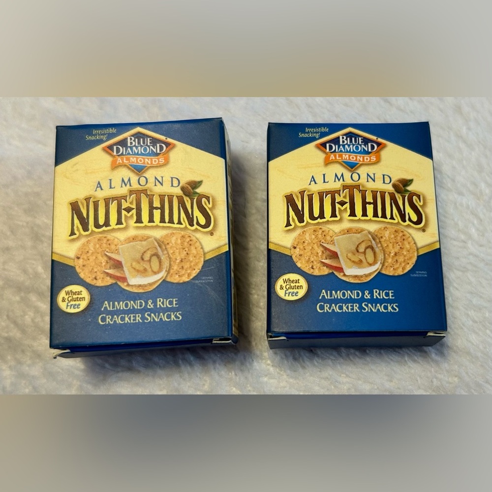 TWO Mini Brands Diamond Supply Co. Almond Nut-Thins Crackers